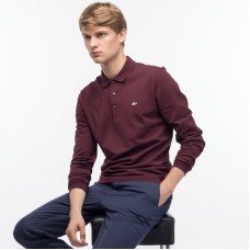 Поло Lacoste Slim fit с длинным рукавом